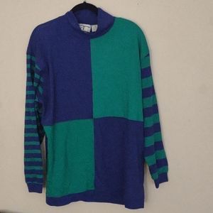 American Vintage colorblock oversized lightweight sweater Size Large